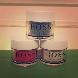 Powdered gel for nails